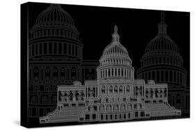 Washington D.C. Night-Cristian Mielu-Stretched Canvas