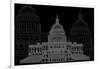 Washington D.C. Night-Cristian Mielu-Framed Art Print