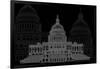 Washington D.C. Night-Cristian Mielu-Framed Art Print