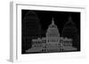Washington D.C. Night-Cristian Mielu-Framed Art Print
