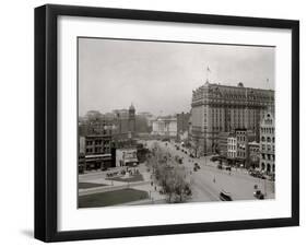 Washington, D.C., Pennsylvania Ave., West from Eleventh Street-null-Framed Photo