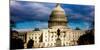 WASHINGTON D.C. - storm clouds build over US Capitol, Washington D.C. featuring General Grant St...-null-Mounted Photographic Print