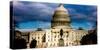 WASHINGTON D.C. - storm clouds build over US Capitol, Washington D.C. featuring General Grant St...-null-Stretched Canvas