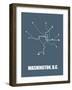 Washington, D.C. Subway Map I-null-Framed Art Print