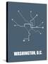 Washington, D.C. Subway Map I-null-Stretched Canvas