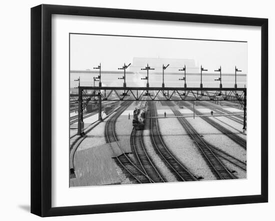 Washington, D.C., Switch Yards, Union Station-null-Framed Photo