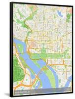 Washington, D.C., United States of America Map-null-Framed Poster