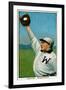 Washington D.C., Washington Nationals, Bob Ganley, Baseball Card-Lantern Press-Framed Art Print