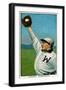 Washington D.C., Washington Nationals, Bob Ganley, Baseball Card-Lantern Press-Framed Art Print