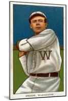 Washington D.C., Washington Nationals, Bob Groom, Baseball Card-Lantern Press-Mounted Art Print
