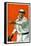 Washington D.C., Washington Nationals, Dolly Gray, Baseball Card-Lantern Press-Framed Stretched Canvas