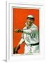 Washington D.C., Washington Nationals, Dolly Gray, Baseball Card-Lantern Press-Framed Art Print