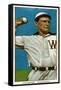 Washington D.C., Washington Nationals, Germany Schaefer, Baseball Card-Lantern Press-Framed Stretched Canvas