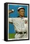 Washington D.C., Washington Nationals, Germany Schaefer, Baseball Card-Lantern Press-Framed Stretched Canvas