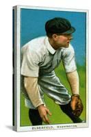 Washington D.C., Washington Nationals, Kid Elberfeld, Baseball Card-Lantern Press-Stretched Canvas