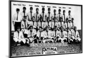 Washington D.C., Washington Nationals, Team Photograph, Baseball Card-Lantern Press-Mounted Art Print