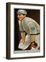 Washington D.C., Washington Nationals, William Cunningham, Baseball Card-Lantern Press-Framed Art Print