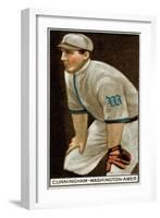 Washington D.C., Washington Nationals, William Cunningham, Baseball Card-Lantern Press-Framed Art Print