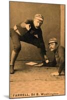 Washington D.C., Washington Statesmen, Jack Farrell, Baseball Card-Lantern Press-Mounted Art Print