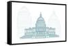 Washington D.C.-Cristian Mielu-Framed Stretched Canvas