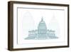 Washington D.C.-Cristian Mielu-Framed Art Print