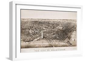 Washington DC, 1892-Currier & Ives-Framed Giclee Print