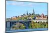 Washington Dc, a View from Georgetown and Key Bridge in Autumn-Orhan-Mounted Photographic Print