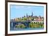 Washington Dc, a View from Georgetown and Key Bridge in Autumn-Orhan-Framed Photographic Print