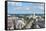 Washington DC - Aerial View of Pennsylvania Street with Federal Buildings including US Archives Bui-Orhan-Framed Stretched Canvas