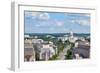 Washington DC - Aerial View of Pennsylvania Street with Federal Buildings including US Archives Bui-Orhan-Framed Photographic Print