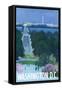 Washington DC, Arlington National Cemetery-Lantern Press-Framed Stretched Canvas