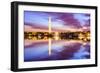 Washington DC at the Tidal Basin and Washington Monument.-SeanPavonePhoto-Framed Photographic Print