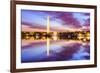 Washington DC at the Tidal Basin and Washington Monument.-SeanPavonePhoto-Framed Photographic Print