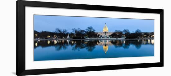 Washington DC - Capitol Building at Night-Orhan-Framed Photographic Print