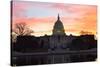 Washington Dc, Capitol Building in a Cloudy Sunrise-Orhan-Stretched Canvas