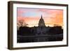 Washington Dc, Capitol Building in a Cloudy Sunrise-Orhan-Framed Photographic Print