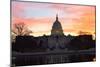 Washington Dc, Capitol Building in a Cloudy Sunrise-Orhan-Mounted Photographic Print