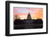 Washington Dc, Capitol Building in a Cloudy Sunrise-Orhan-Framed Photographic Print