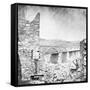 Washington, DC, Chain Bridge Near Washington, Civil War-Lantern Press-Framed Stretched Canvas