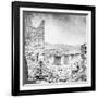 Washington, DC, Chain Bridge Near Washington, Civil War-Lantern Press-Framed Art Print