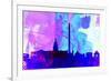 Washington Dc City Skyline-NaxArt-Framed Art Print