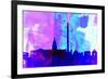 Washington Dc City Skyline-NaxArt-Framed Art Print