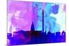 Washington Dc City Skyline-NaxArt-Mounted Art Print