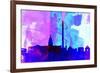 Washington Dc City Skyline-NaxArt-Framed Premium Giclee Print