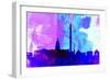 Washington Dc City Skyline-NaxArt-Framed Art Print