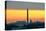 Washington DC City View in Sunrise, including Lincoln Memorial, Monument and Capitol Building-Orhan-Stretched Canvas