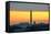 Washington DC City View in Sunrise, including Lincoln Memorial, Monument and Capitol Building-Orhan-Framed Stretched Canvas