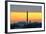Washington DC City View in Sunrise, including Lincoln Memorial, Monument and Capitol Building-Orhan-Framed Photographic Print