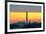 Washington DC City View in Sunrise, including Lincoln Memorial, Monument and Capitol Building-Orhan-Framed Photographic Print