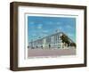 Washington, DC, Exterior View of the Department of Agriculture Building-Lantern Press-Framed Art Print